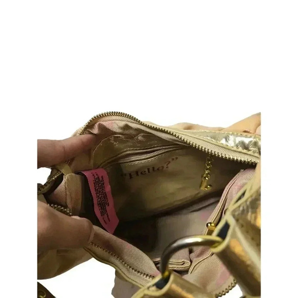 Vintage Juicy Couture Velour Satchel Yellow - Picture 5 of 7